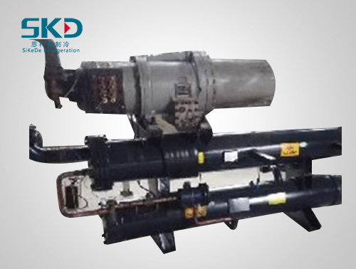 冷水機組，冷凍機，10萬(wàn)卡的-15度的冷水機組更換蒸發(fā)器冷凝器